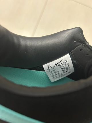 Nike Air Force 1 Tiffany Negro y Turquesa