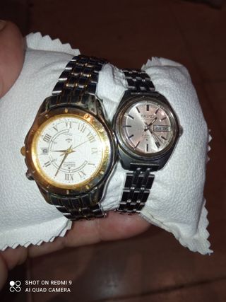Par Relojes Seiko mujer automático.