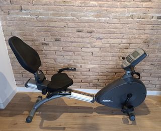 Bicicleta Estática Reclinada Negra Bh.

