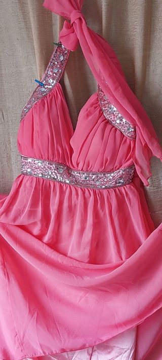 Abito vintage corallo Usco tg.14