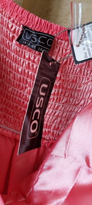 Abito vintage corallo Usco tg.14