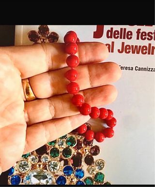 Bracciale Rosso firnato Monet