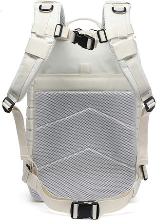 Mochila Táctica 50L Blanca + 2 Parches Velcro
