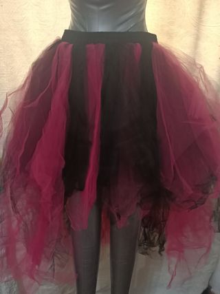 Falda Tutú Rosa y Negra