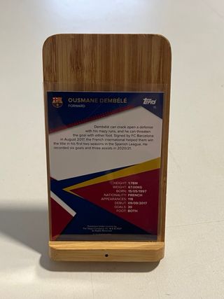 Carta de fútbol Ousmane Dembélé FC Barcelona
