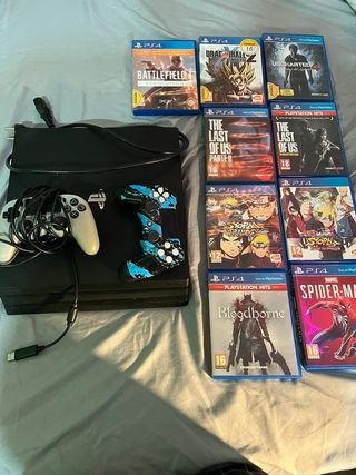 PS4 Pro 1TB + 2 Mandos + 9 Juegos