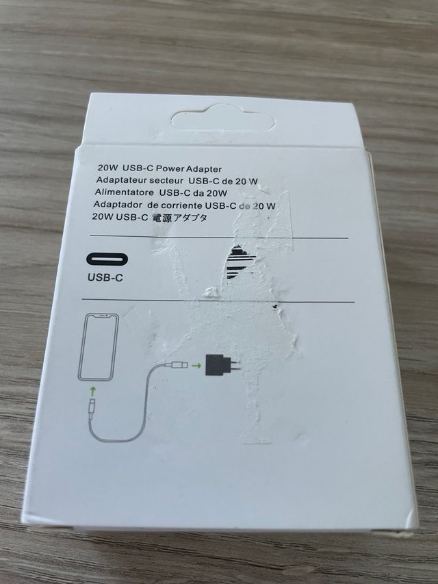 Adaptador Corriente Apple USB-C 20W