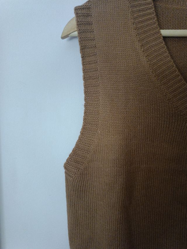 Chaleco Shein S Marrón