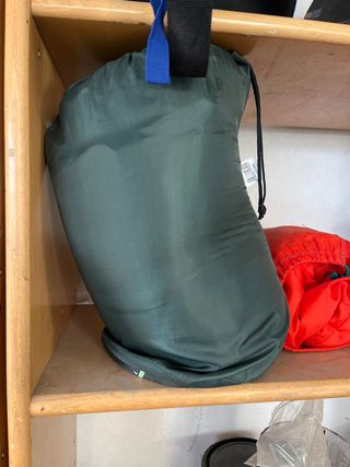 Saco de dormir verde