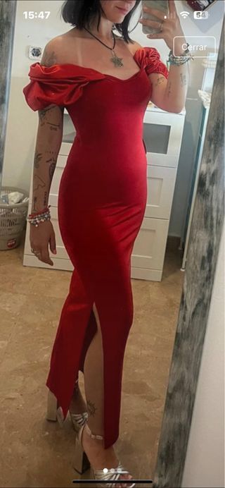 Vestido rojo invitada boda