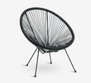2 sillones de exterior negro