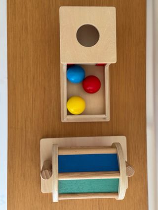 Juguetes Montessori Madera Niños 0-12m