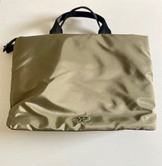 Bolso sport negro y verde