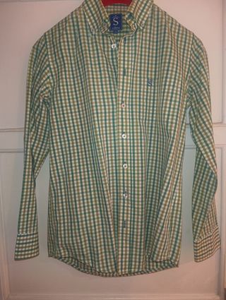 Camisa Solera Cuadros Verde Talla XS