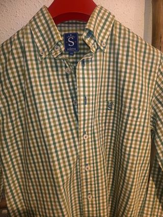 Camisa Solera Cuadros Verde Talla XS
