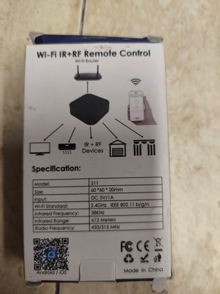 Control Remoto IR+RF Wi-Fi S11
