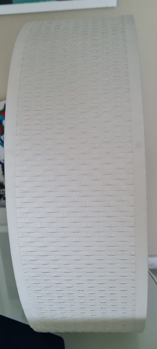 Lámpara de techo Ikea blanca tela trenzada 