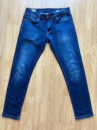 Pepe Jeans Stanley Taper Fit Vaqueros Azules