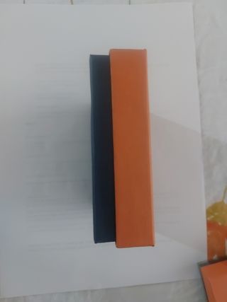 Cajas para joyas/bisutería (naranja y negro)