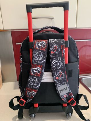 Mochila escolar Gamer con monedero