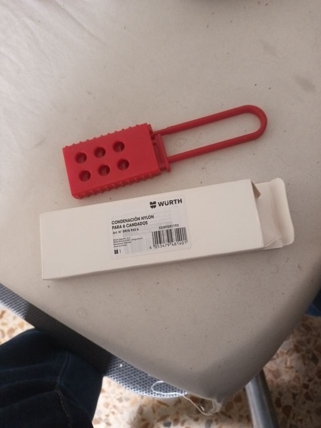 Condenación candado Nylon Würth para 6 Candados