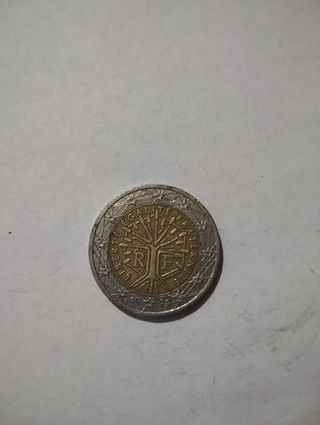 Moneda 2 Euros Francia Árbol de la Vida RF