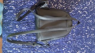 Mochila Pull&Bear Negra Piel Sintética