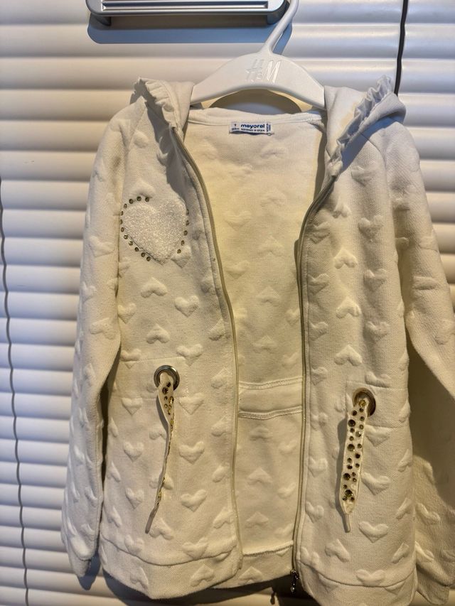 Chaqueta blanca Mayoral niña