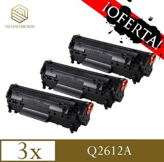 HP 12A Q2612A COMPATIBLE PACK 3