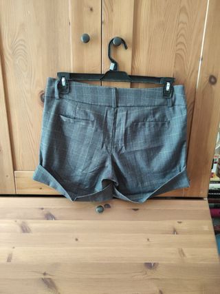 Pantalones cortos de mujer a cuadros