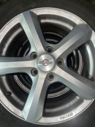 Llantas de aleación plateadas