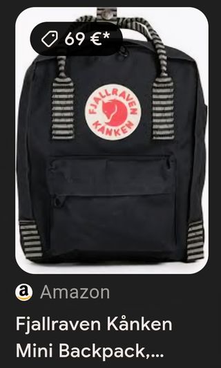 Mochila Fjällräven Kånken Mini Gris