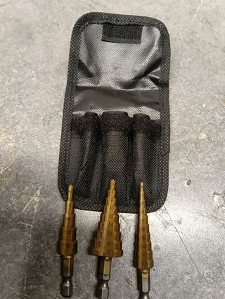 Brocas escalonadas de acero (3 uds)