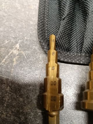 Brocas escalonadas de acero (3 uds)