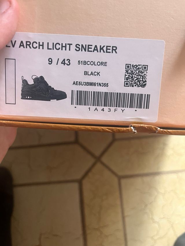 Louis Vuitton Skate Nere