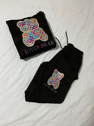 Chándal Mujer Negro Oso Lover Bear