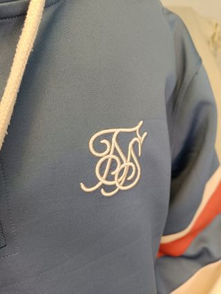 Sudadera SikSilk Azul y Blanca