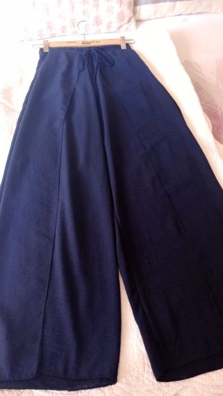 Falda pantalón azul