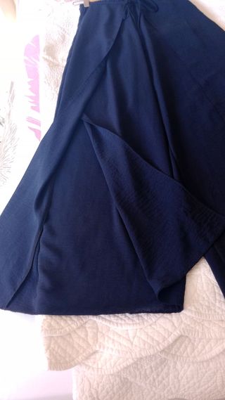 Falda pantalón azul