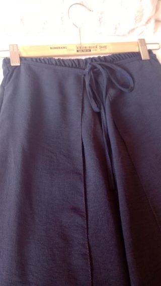 Falda pantalón azul