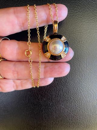 Collana con pendente bigiotteria americana firmata