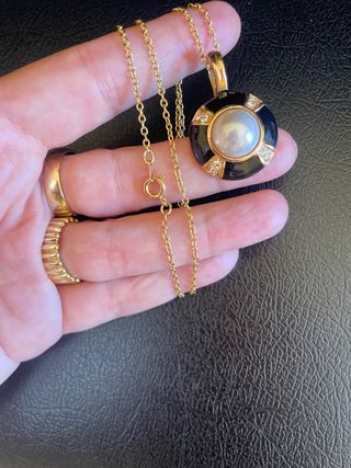 Collana con pendente bigiotteria americana firmata