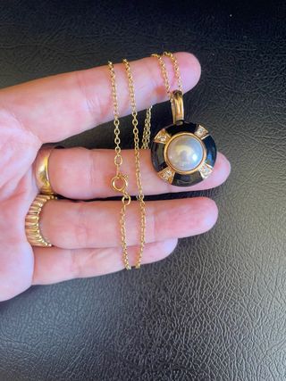 Collana con pendente bigiotteria americana firmata