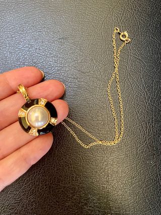 Collana con pendente bigiotteria americana firmata