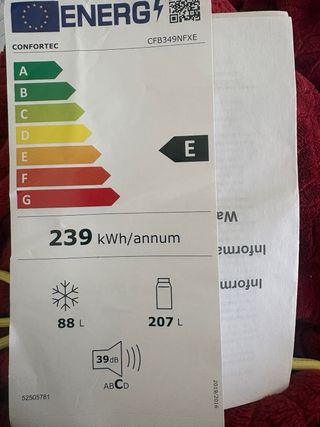 Nevera y lavadora 10 meses de uso.