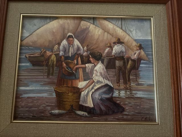 Cuadro de Escena Marinera