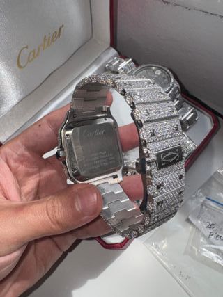 Reloj Cartier Santos Diamantes