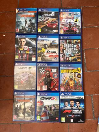 Juegos PS4 10€ la unidad