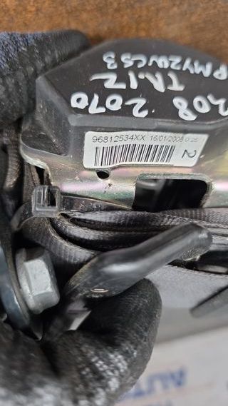 CINTURON TRASERO IZQUIERDO PEUGEOT 308 2010