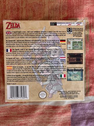 Zelda A Link to the Past Four Swords GBA ITA
